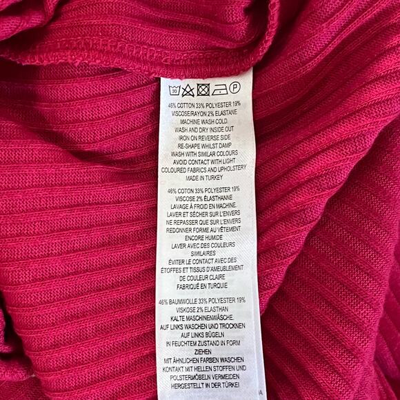 French Connection Women’s Fuchsia Bodycon Dress Size Small - Picture 5 of 8